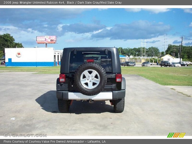 Black / Dark Slate Gray/Med Slate Gray 2008 Jeep Wrangler Unlimited Rubicon 4x4
