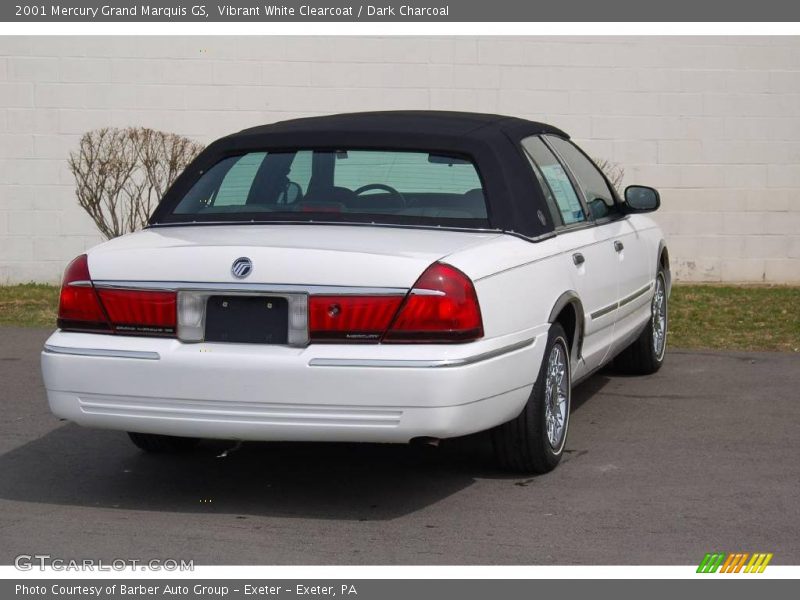 Vibrant White Clearcoat / Dark Charcoal 2001 Mercury Grand Marquis GS
