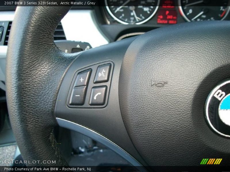 Arctic Metallic / Grey 2007 BMW 3 Series 328i Sedan
