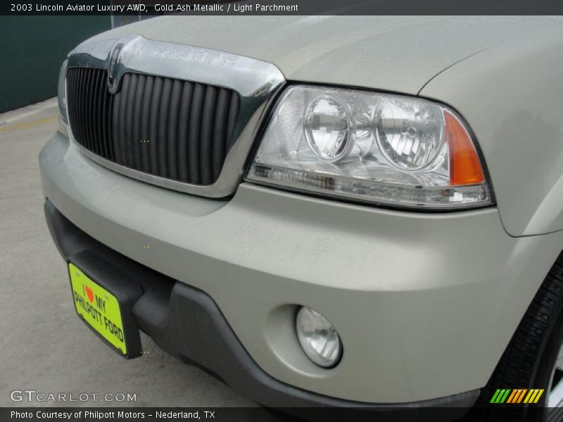 Gold Ash Metallic / Light Parchment 2003 Lincoln Aviator Luxury AWD