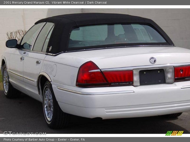 Vibrant White Clearcoat / Dark Charcoal 2001 Mercury Grand Marquis GS