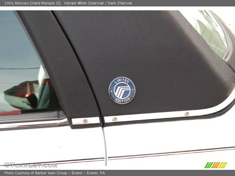 Vibrant White Clearcoat / Dark Charcoal 2001 Mercury Grand Marquis GS