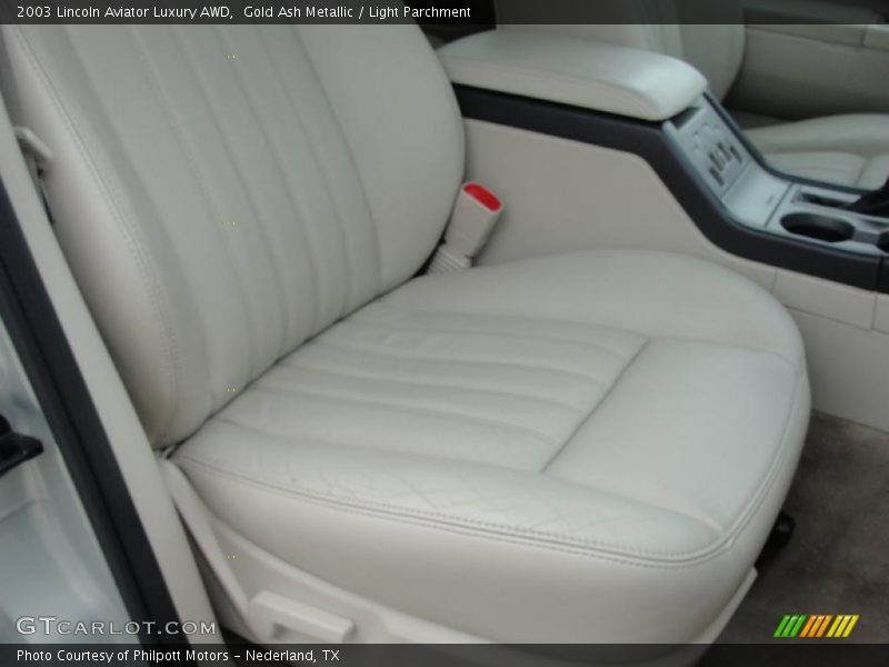 Gold Ash Metallic / Light Parchment 2003 Lincoln Aviator Luxury AWD
