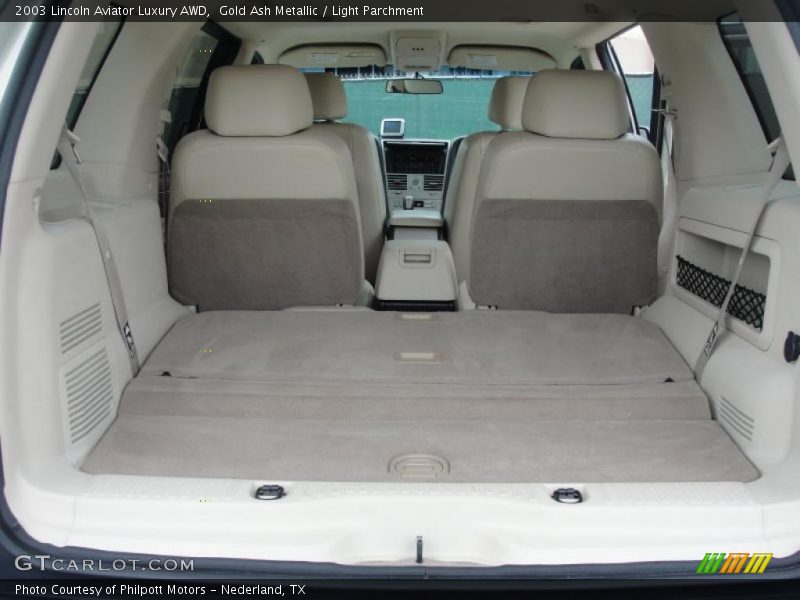  2003 Aviator Luxury AWD Trunk