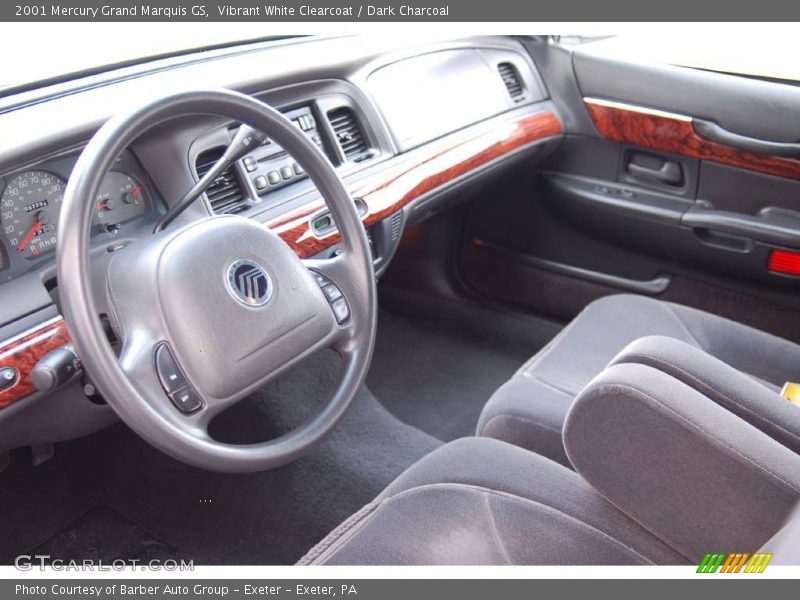 Vibrant White Clearcoat / Dark Charcoal 2001 Mercury Grand Marquis GS