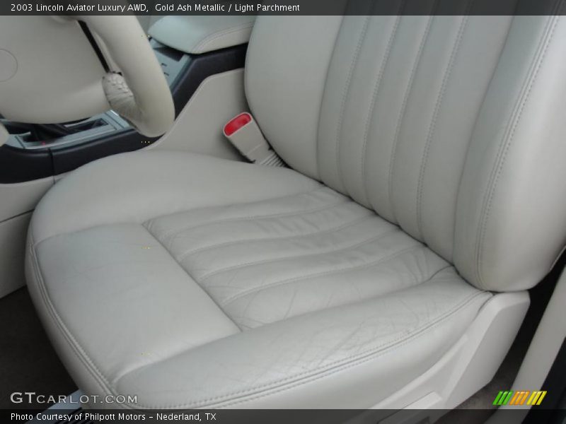Gold Ash Metallic / Light Parchment 2003 Lincoln Aviator Luxury AWD