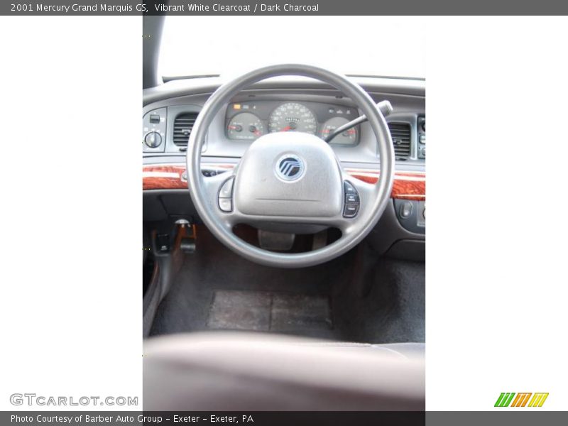 Vibrant White Clearcoat / Dark Charcoal 2001 Mercury Grand Marquis GS