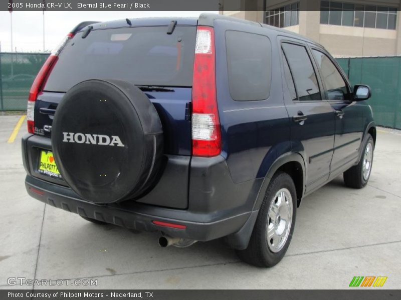 Eternal Blue Pearl / Black 2005 Honda CR-V LX