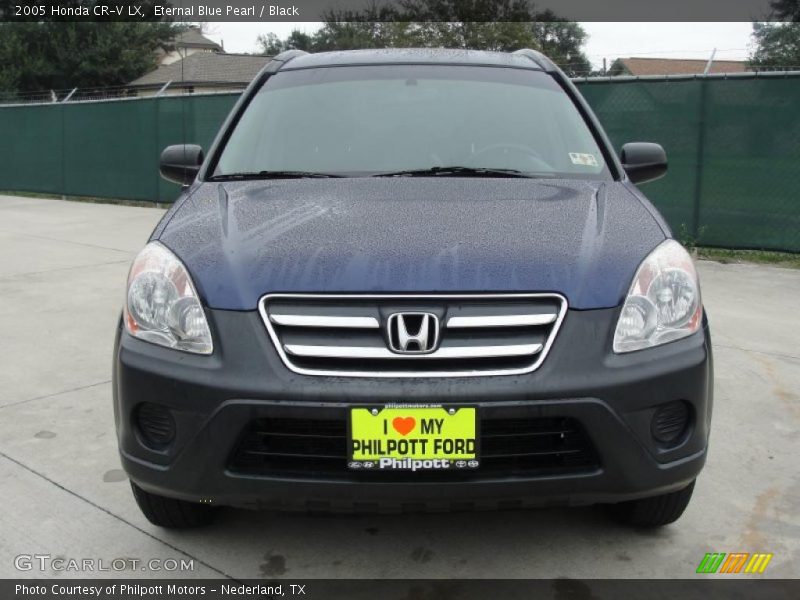 Eternal Blue Pearl / Black 2005 Honda CR-V LX