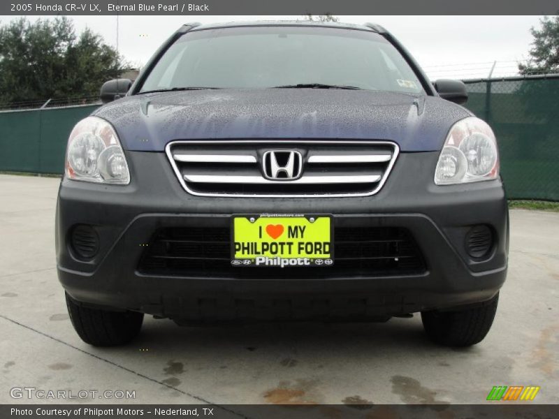 Eternal Blue Pearl / Black 2005 Honda CR-V LX