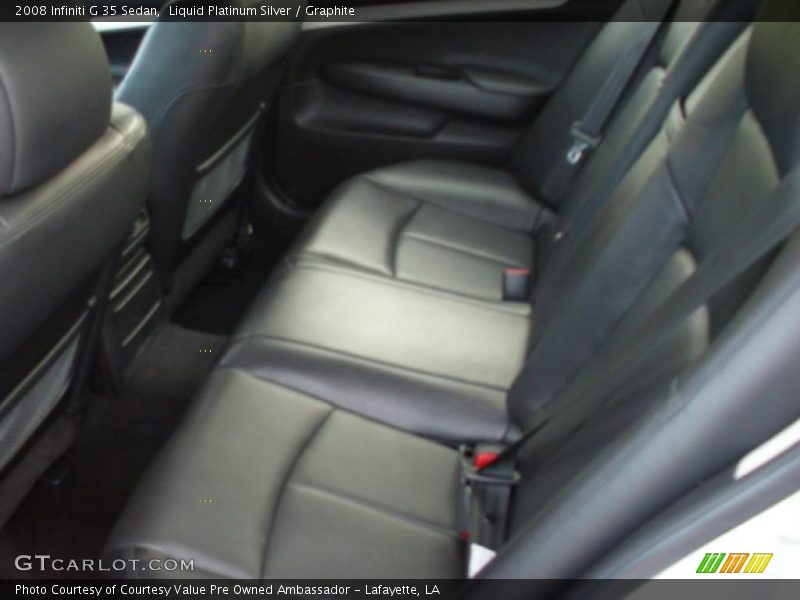 Liquid Platinum Silver / Graphite 2008 Infiniti G 35 Sedan