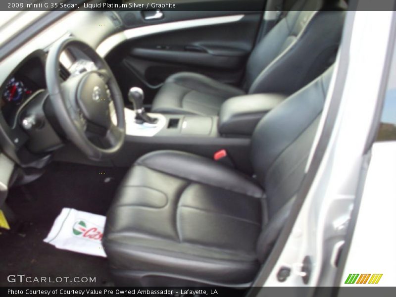 Liquid Platinum Silver / Graphite 2008 Infiniti G 35 Sedan