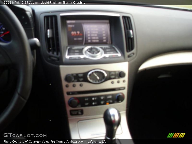 Liquid Platinum Silver / Graphite 2008 Infiniti G 35 Sedan