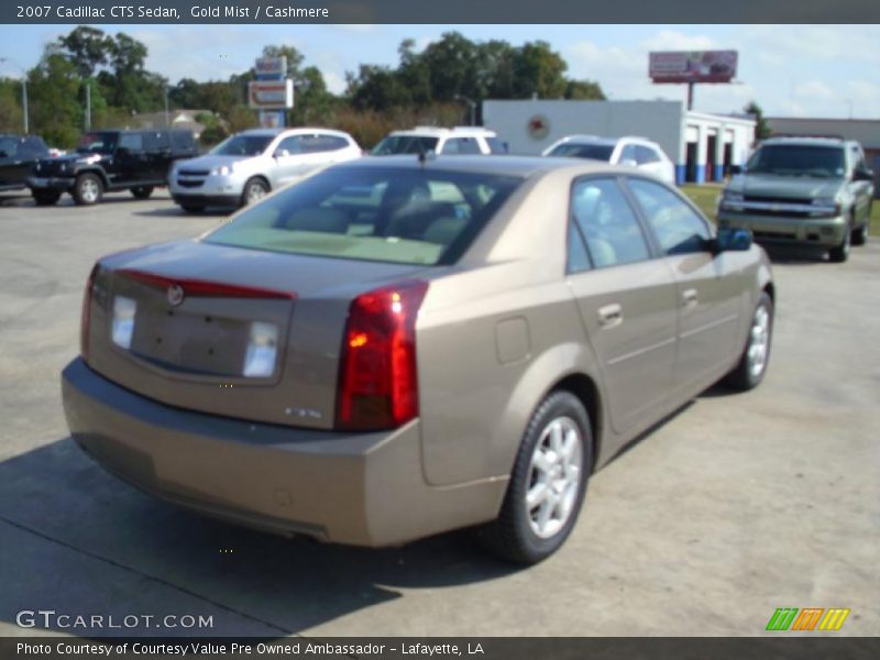 Gold Mist / Cashmere 2007 Cadillac CTS Sedan