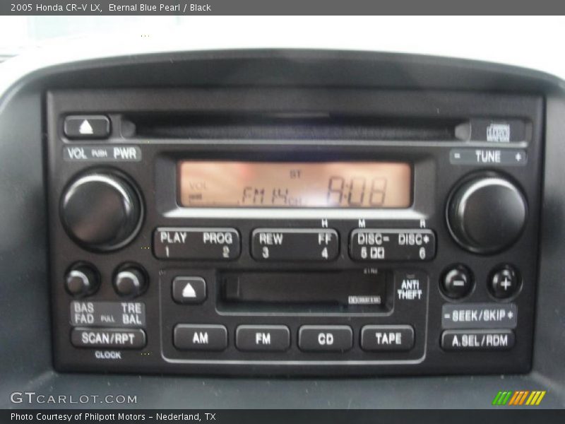 Controls of 2005 CR-V LX