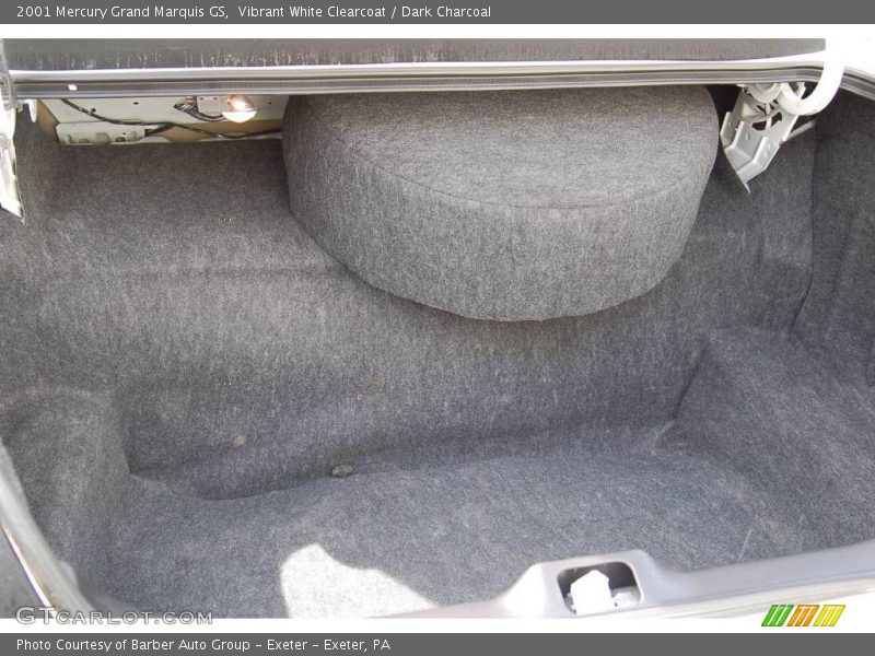Vibrant White Clearcoat / Dark Charcoal 2001 Mercury Grand Marquis GS