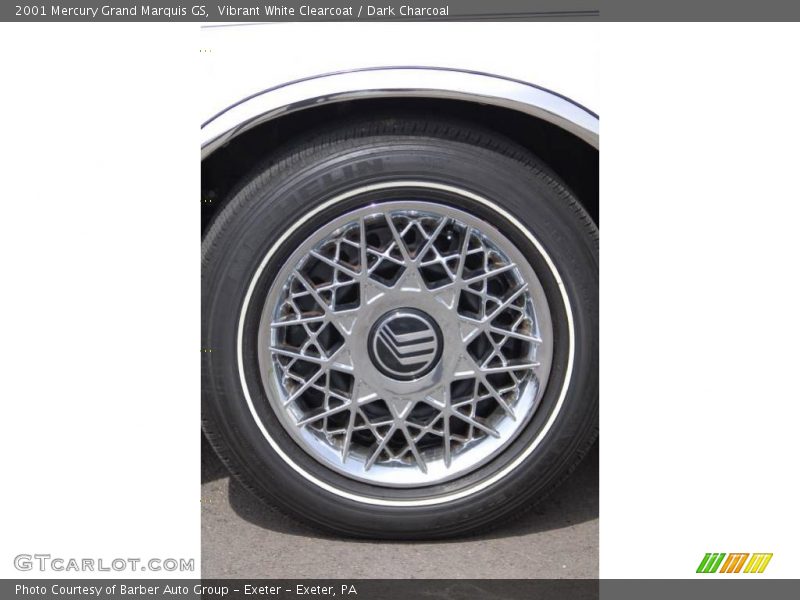 Vibrant White Clearcoat / Dark Charcoal 2001 Mercury Grand Marquis GS
