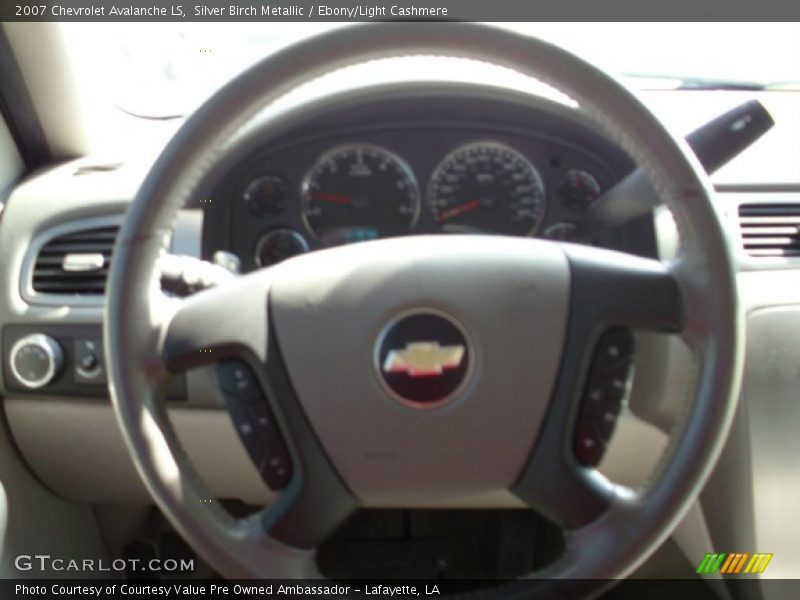 Silver Birch Metallic / Ebony/Light Cashmere 2007 Chevrolet Avalanche LS