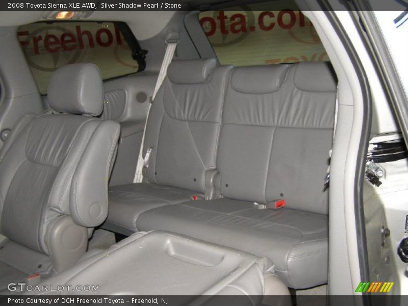 Silver Shadow Pearl / Stone 2008 Toyota Sienna XLE AWD