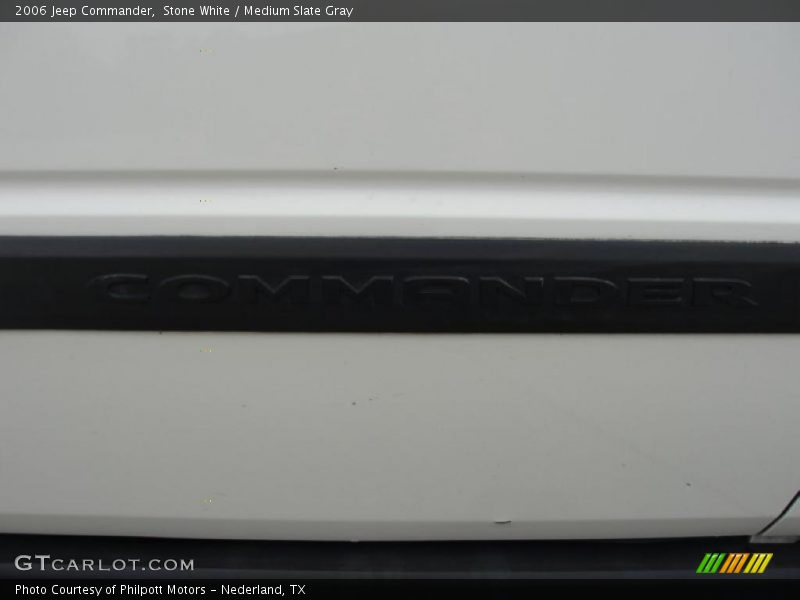 Stone White / Medium Slate Gray 2006 Jeep Commander