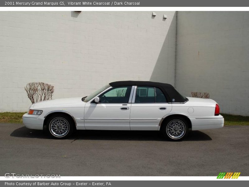 Vibrant White Clearcoat / Dark Charcoal 2001 Mercury Grand Marquis GS