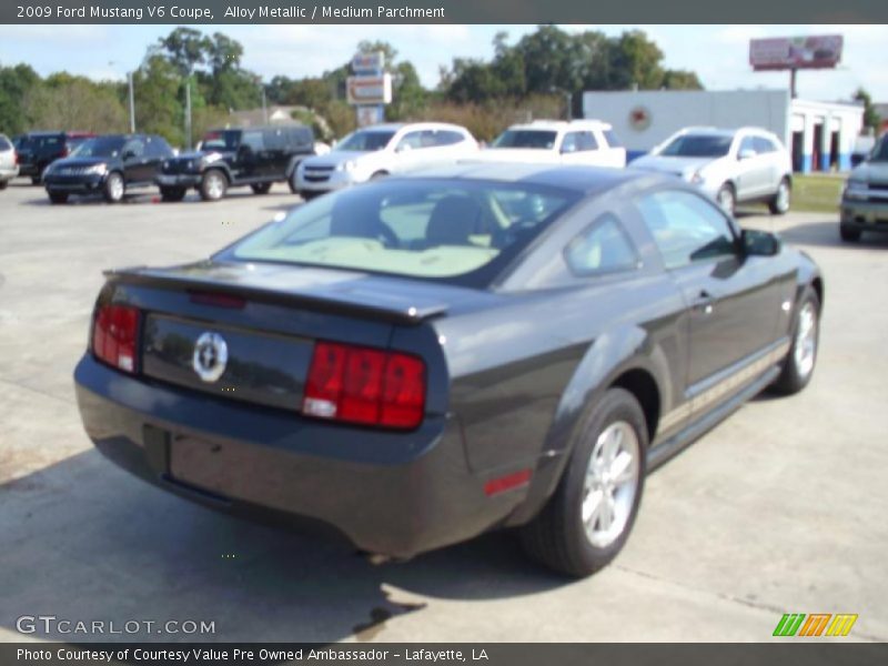 Alloy Metallic / Medium Parchment 2009 Ford Mustang V6 Coupe