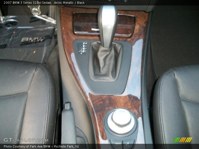 Arctic Metallic / Black 2007 BMW 3 Series 328xi Sedan