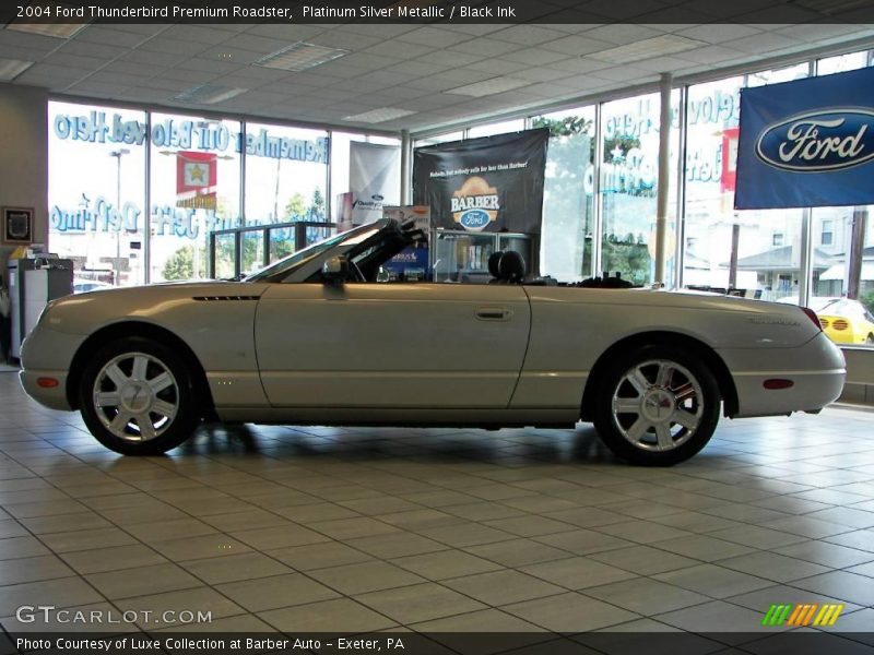 Platinum Silver Metallic / Black Ink 2004 Ford Thunderbird Premium Roadster