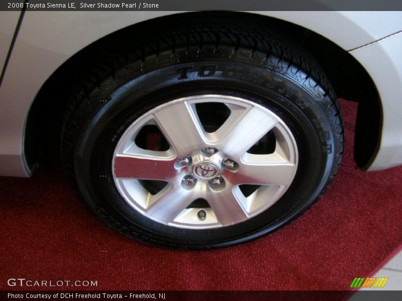 Silver Shadow Pearl / Stone 2008 Toyota Sienna LE