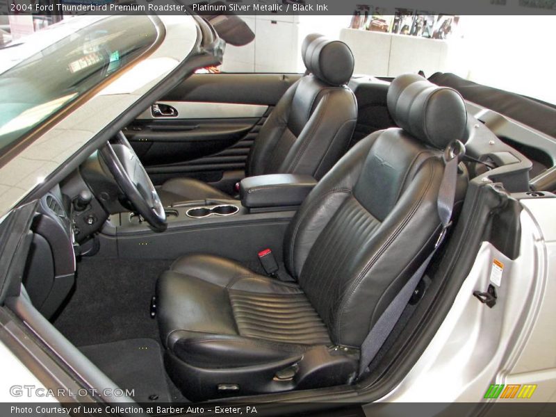 Platinum Silver Metallic / Black Ink 2004 Ford Thunderbird Premium Roadster