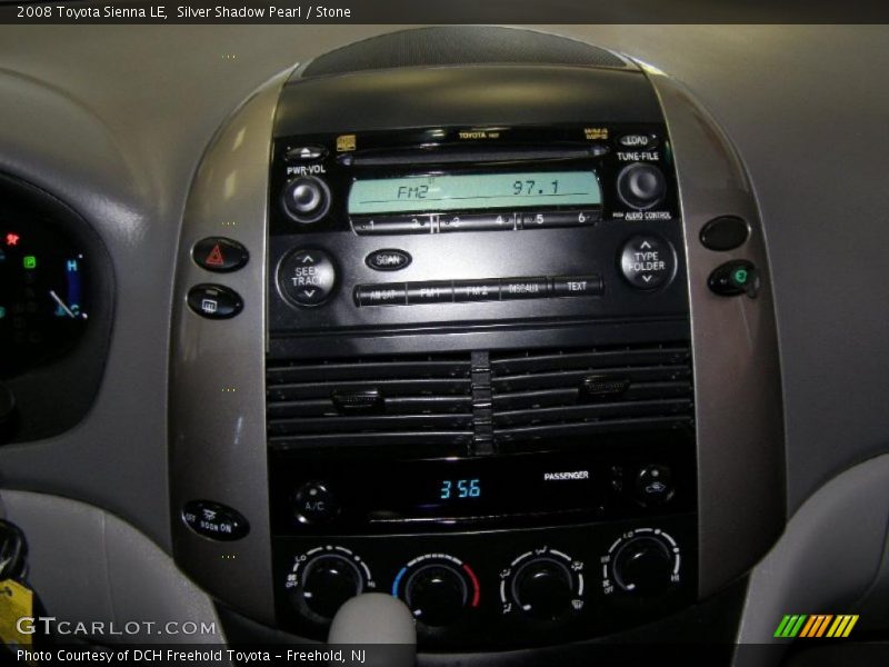 Silver Shadow Pearl / Stone 2008 Toyota Sienna LE