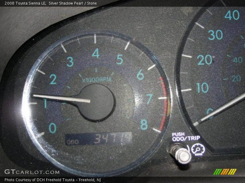 Silver Shadow Pearl / Stone 2008 Toyota Sienna LE