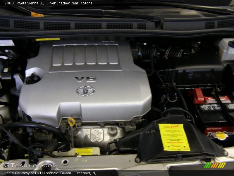 Silver Shadow Pearl / Stone 2008 Toyota Sienna LE