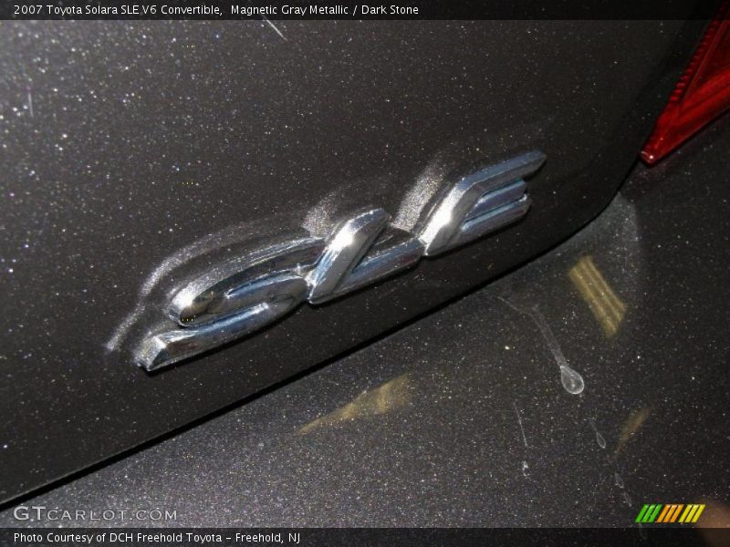 Magnetic Gray Metallic / Dark Stone 2007 Toyota Solara SLE V6 Convertible