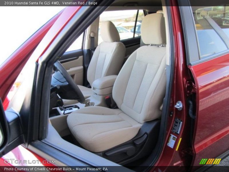 Venetian Red / Beige 2010 Hyundai Santa Fe GLS 4WD