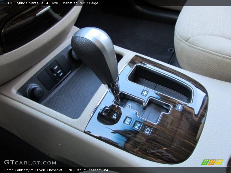 Venetian Red / Beige 2010 Hyundai Santa Fe GLS 4WD