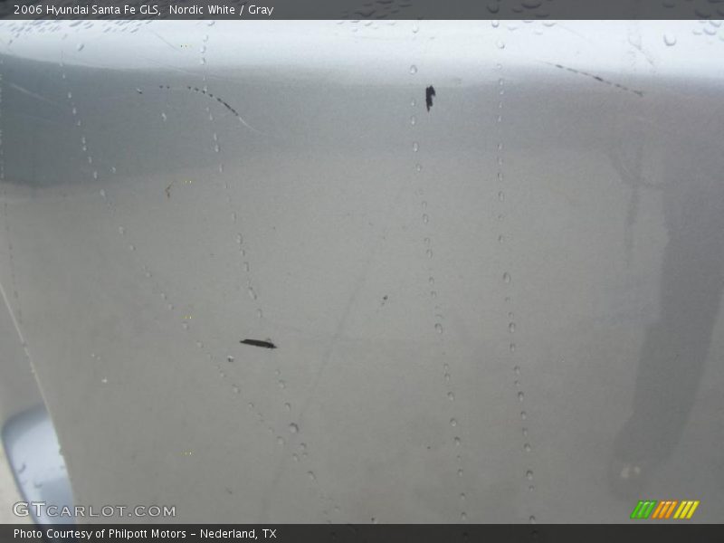 Nordic White / Gray 2006 Hyundai Santa Fe GLS