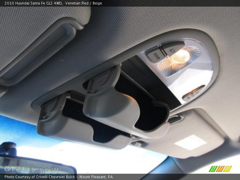 Venetian Red / Beige 2010 Hyundai Santa Fe GLS 4WD