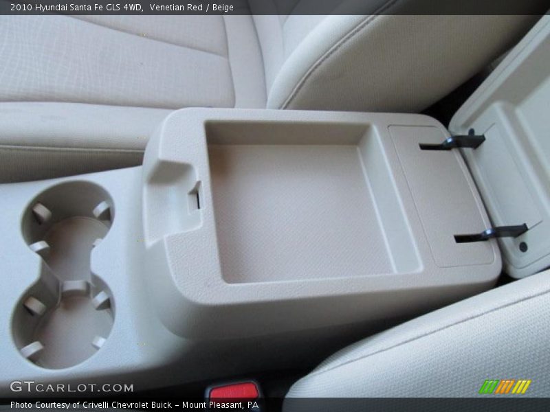 Venetian Red / Beige 2010 Hyundai Santa Fe GLS 4WD