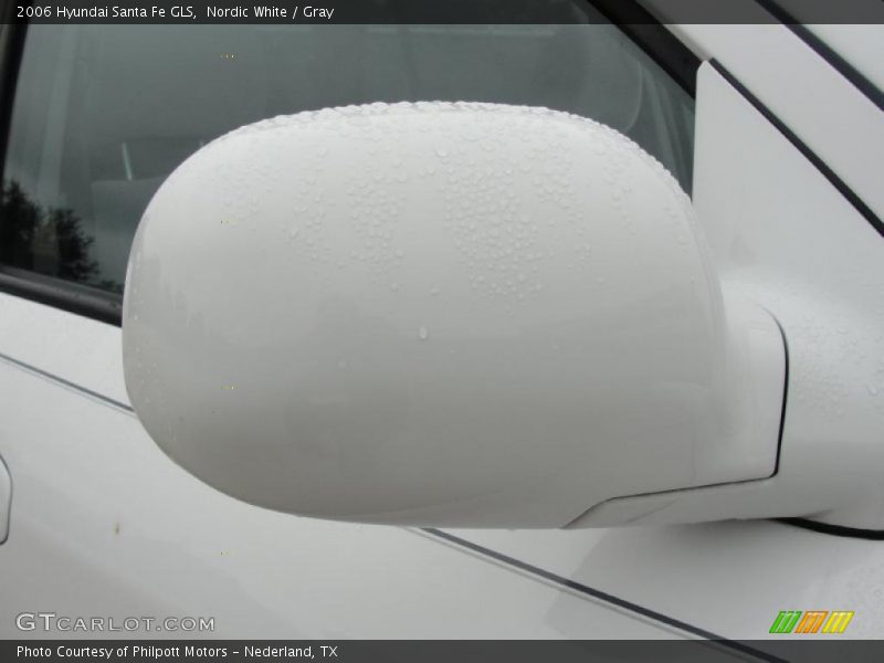 Nordic White / Gray 2006 Hyundai Santa Fe GLS