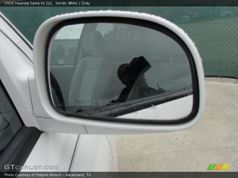 Nordic White / Gray 2006 Hyundai Santa Fe GLS