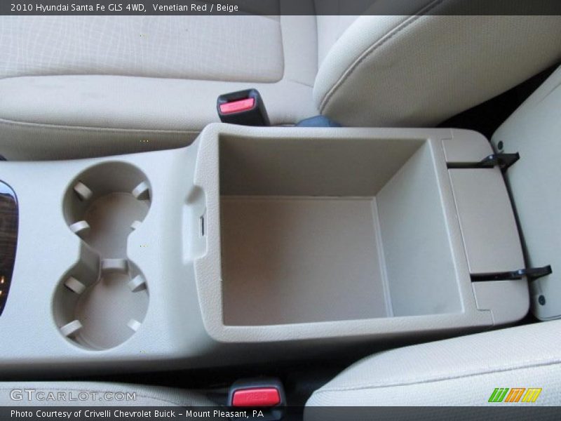 Venetian Red / Beige 2010 Hyundai Santa Fe GLS 4WD