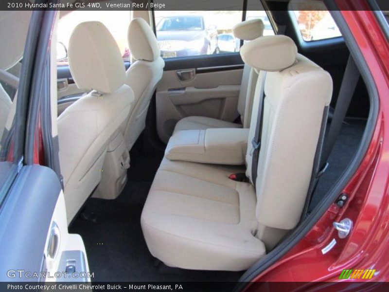 Venetian Red / Beige 2010 Hyundai Santa Fe GLS 4WD