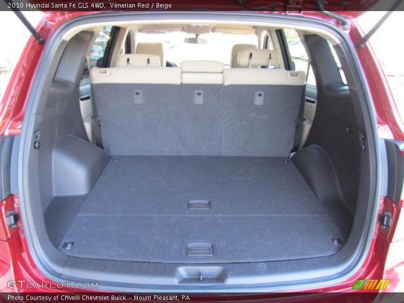 Venetian Red / Beige 2010 Hyundai Santa Fe GLS 4WD