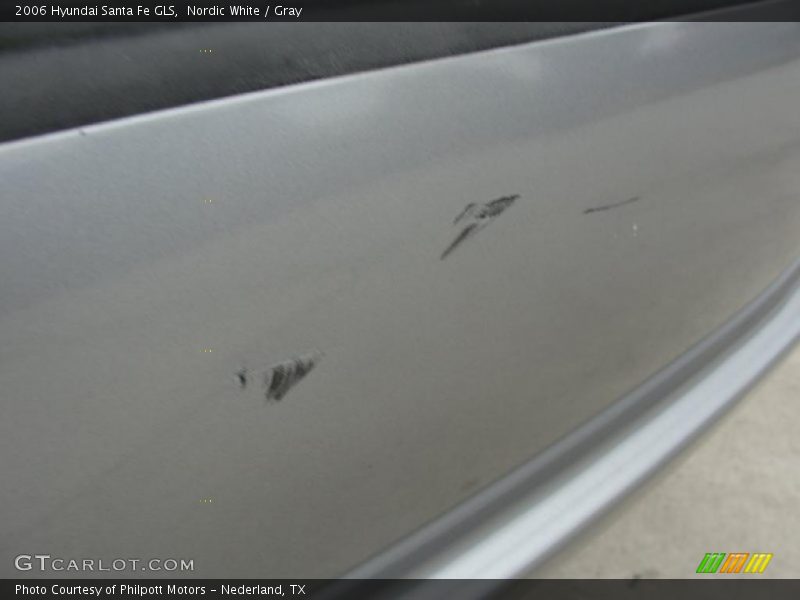 Nordic White / Gray 2006 Hyundai Santa Fe GLS