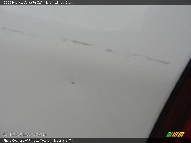 Nordic White / Gray 2006 Hyundai Santa Fe GLS