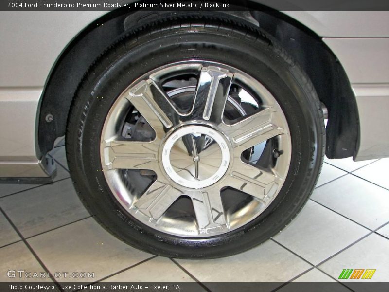 Platinum Silver Metallic / Black Ink 2004 Ford Thunderbird Premium Roadster