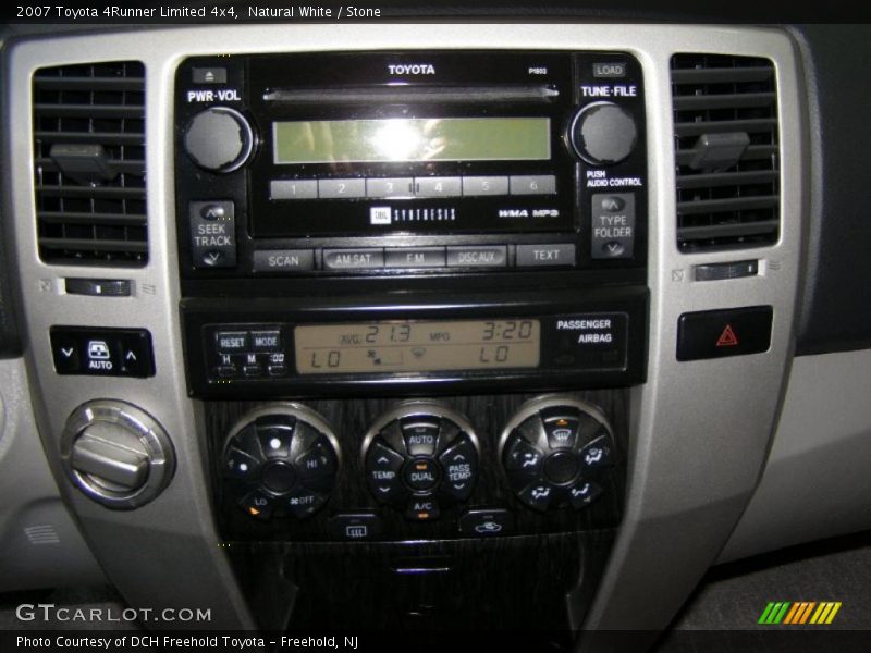 Controls of 2007 4Runner Limited 4x4