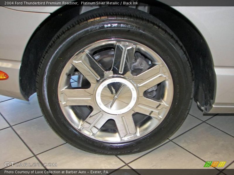 Platinum Silver Metallic / Black Ink 2004 Ford Thunderbird Premium Roadster