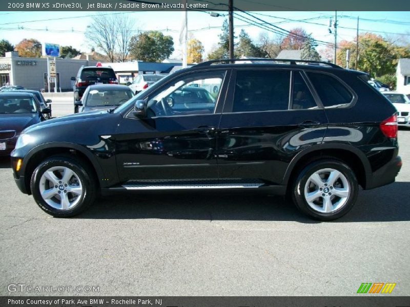 Jet Black / Saddle Brown Nevada Leather 2009 BMW X5 xDrive30i